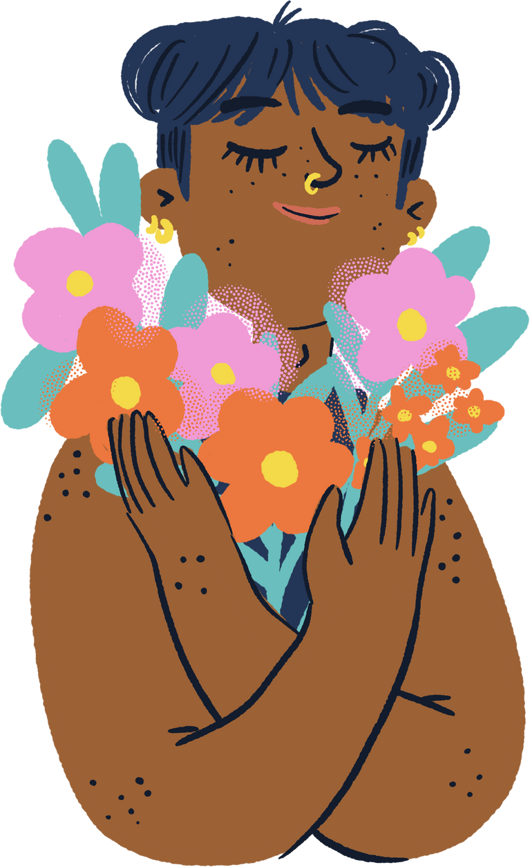 Bright Textured Self-love